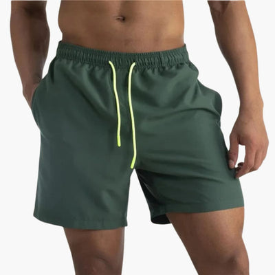 Herren Badeshorts mit Kordelzug und Seitentaschen