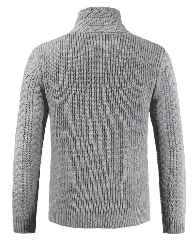 Roge | Eleganter gestrickter Rollkragenpullover für Männer mit Stil