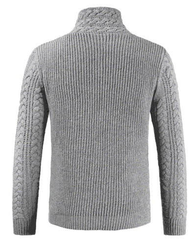 Roge | Eleganter gestrickter Rollkragenpullover für Männer mit Stil