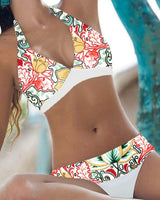 Addie - Stilvolles Bikini-Set mit hoher Taille für Damen – Rot