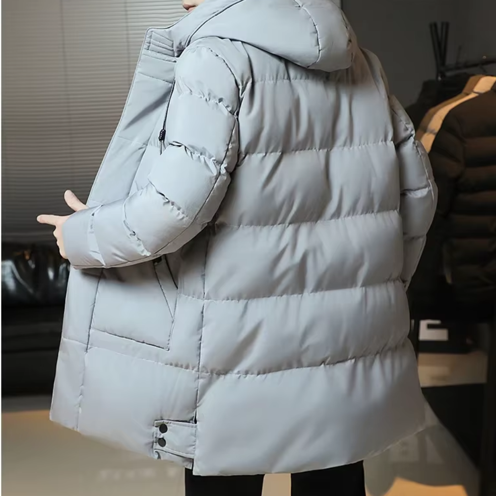 Isidor® | Elegante lange Winterjacke