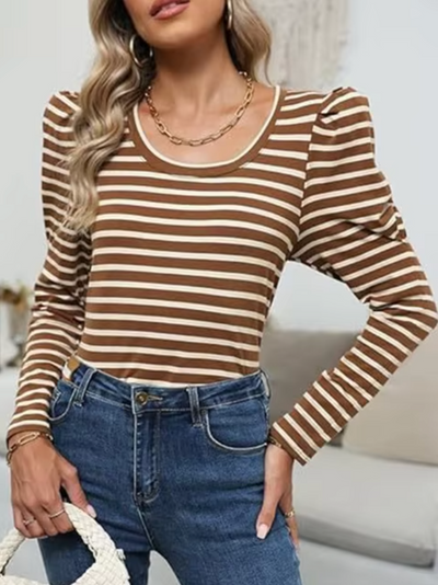 Bryton® | Pullover mit Puffärmeln und langen Ärmeln