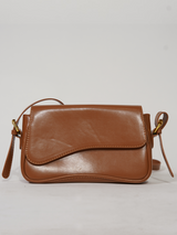 Charis - Glamouröse Handtasche – Wüstengelb