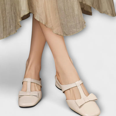 Solenza - Lina Quadratische Zehenhausschuhe