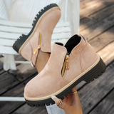 Briselora - Luxuriöse Stiefeletten – Beige