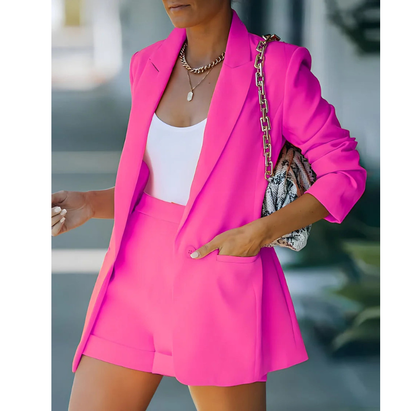 Modisches Zweiteiliges Blazer Set Für Damen | Schick