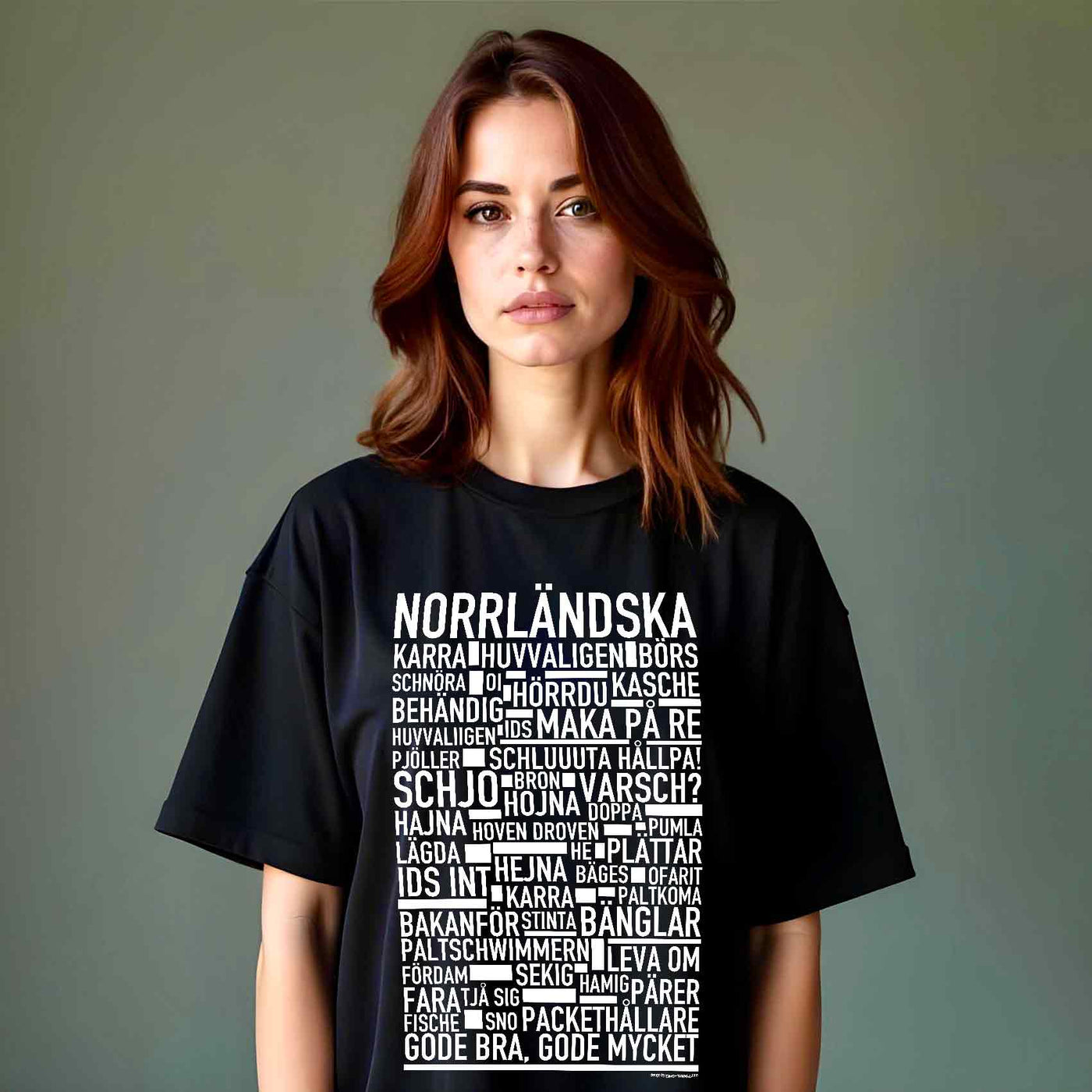 VALE T-Shirt with Northern Swedish Dialect Print