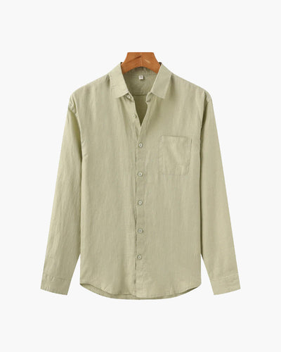 Herren Lässiges Button-Down Hemd | Langarm