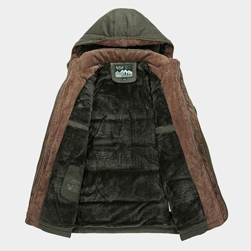 Erwan - Bequeme Winterjacke für Herren mit Kapuze