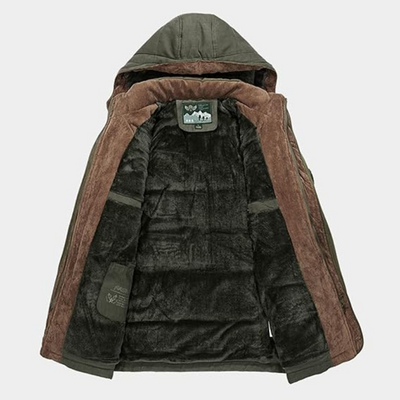 Erwan - Bequeme Winterjacke für Herren mit Kapuze