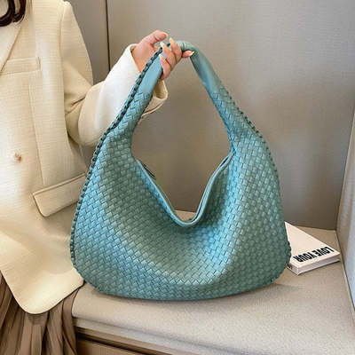 Stilvolle Geräumige Hobo Tasche Für Damen | Geflochten