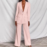 Selina | Blazer Hosen Set für Damen – Rosa
