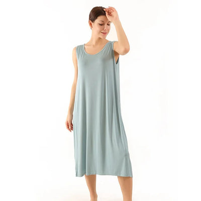 Dagmar® | Ärmelloses Nachthemd aus weichem Stoff