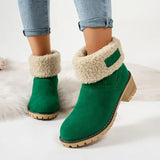 Sofia | Klassische Winterstiefel für Damen – Grün