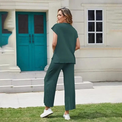 Dagmar® | Elegantes zweiteiliges Set mit weitem Bein