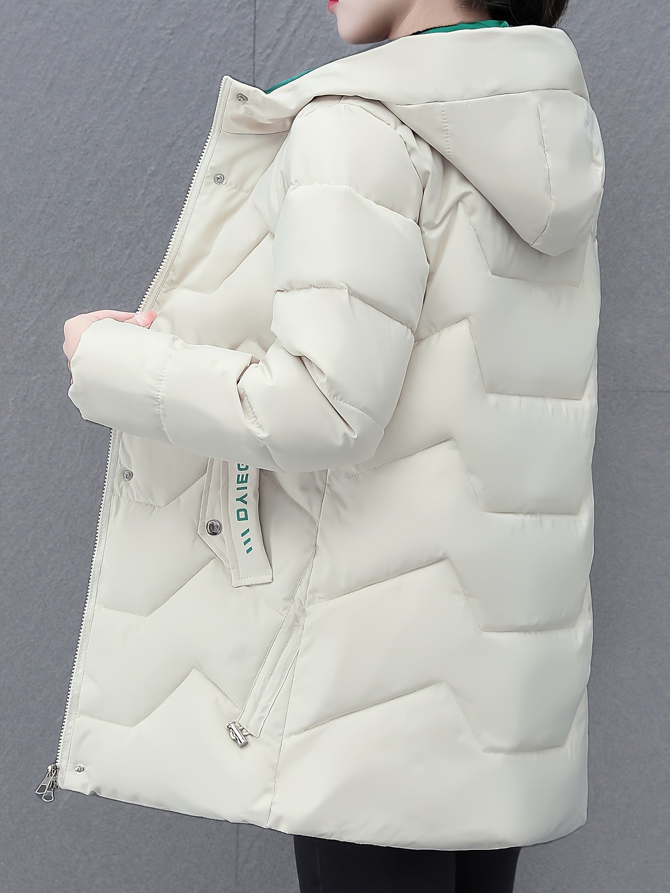 Casual Puffer Wintermantel mit Taschen für Damen | Ideal für den Winter