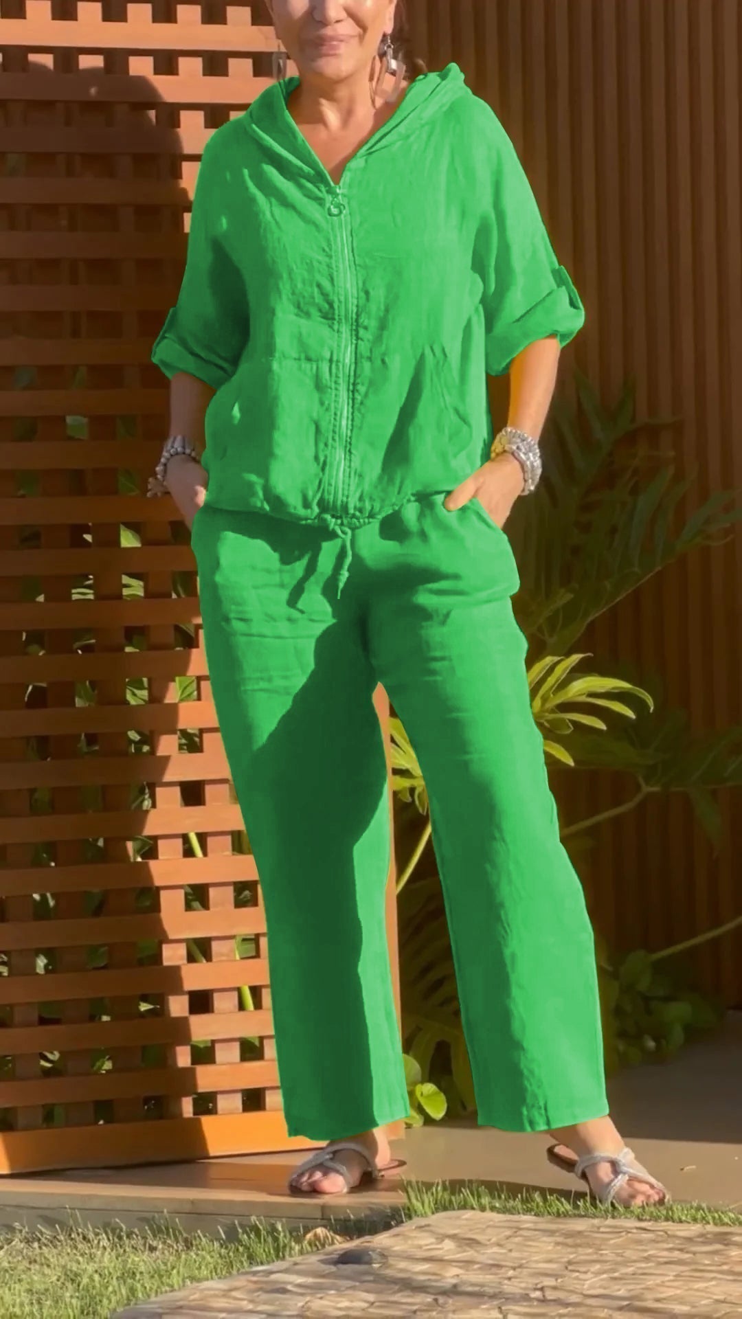 Pietra - Zweiteiliger Anzug Mit Kapuze Und Reißverschluss