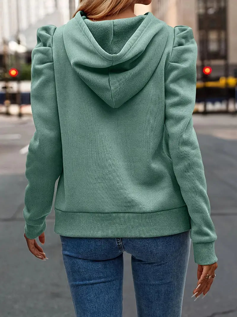 Nandita - Atmungsaktiver Langarm Kapuzenpullover