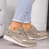 Gabri™ Orthopädische Sneaker mit Reißverschluss | Damen – Beige