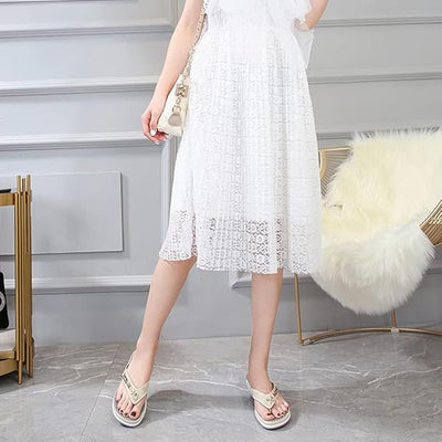 Traudel® | Bequeme Zehentrenner mit Keilabsatz und Zierdetails