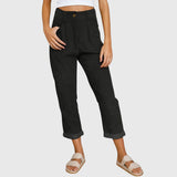 Johanna | Damen Cordhose modern chic für jeden Anlass – Schwarz
