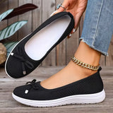 Odelia | Leichte Komfort-Slipper aus Strick – Schwarz
