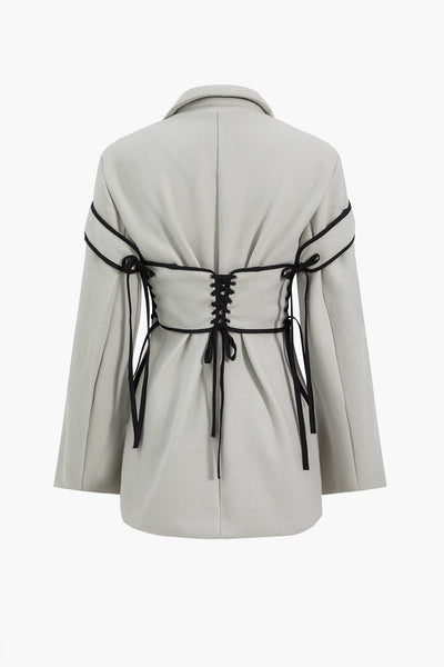 Ariana | Edles Zweiteiler-Set mit Blazer & Korsett-Schnürung