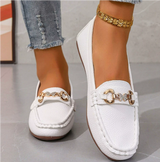 Elizabeth | Zeitlose und elegante Damen-Loafer für jeden Tag – Weiß