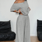 Kaeloria - Komfortables Loungewear-Set – Grau