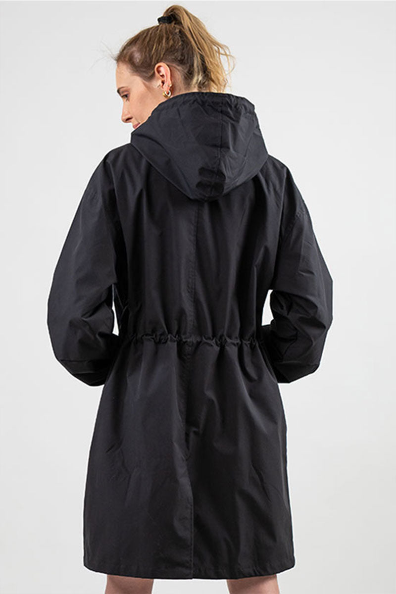 Stylische Wasserdichte Windbreaker Regenjacke in Oversize mit Kapuze für Damen | Ideal für den Winter