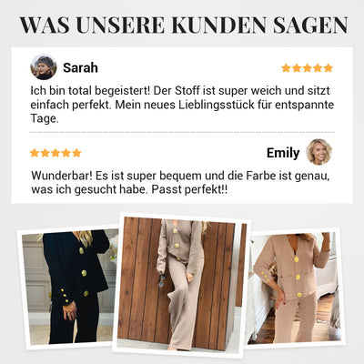 Vet-Elegantes 2-teiliges Set für Damen