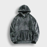 Hanna | Damen Hoodie weich & stylisch modern getragen – Dunkelgrau