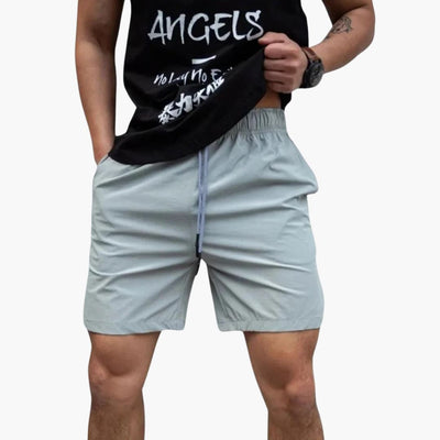 Herren Badeshorts mit Seitentaschen und elastischem Bund