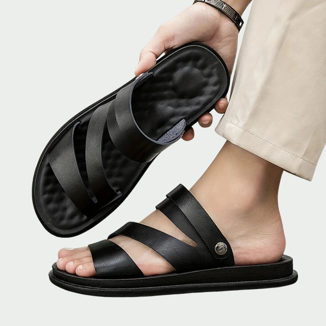 Ryan - Lässige Leder Sandalen