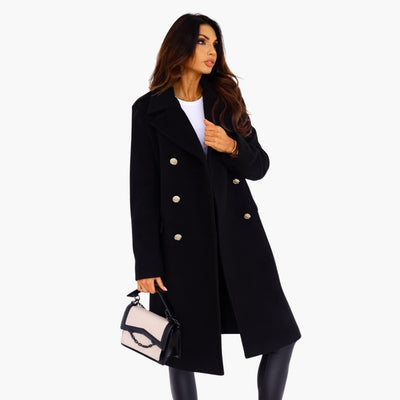 Lapel Collar Trenchcoat für Damen