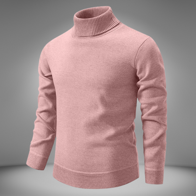 Klassischer Rollkragenstrickpullover für Männer