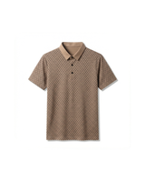 Henrik | Diamond Polo Shirt für moderne Herrenmode – Khaki