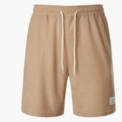 Herren Shorts aus Cord mit elastischem Bund für den Sommer