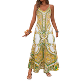 Emilia | Schickes Sommerkleid mit floralem Muster – Gelb