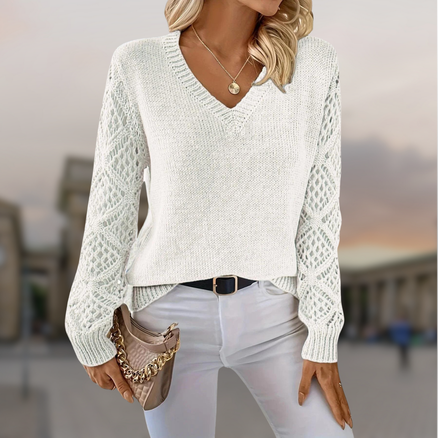 Inga - Eleganter Pullover aus Strick