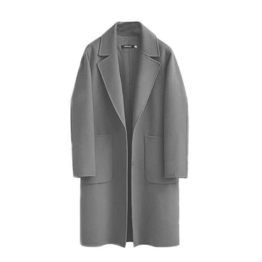 Klassischer Winter Trenchcoat Für Damen | Lang