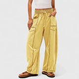 Claudia | Damenhose chic modern vielseitig kombinierbar – Gelb