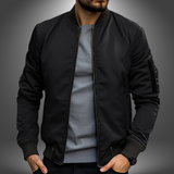 Christof | Herren Elegante Leichtgewichtjacke – Leichte Herrenjacke Elegant 2026 – Schwarz