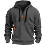 Daevric - Softtouch-Hoodie – Dunkelgrau
