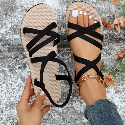 Azelma® | Verstellbare Sommerschuhe mit Kreuzriemen