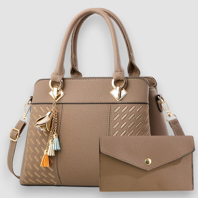 Lucy | Elegante Handtasche mit abnehmbarem Riemen