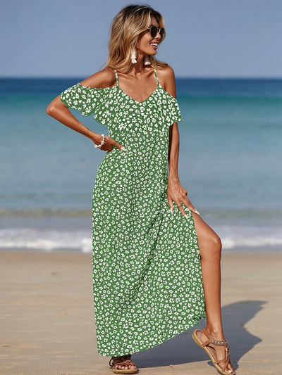 Consuelo - Schulterfrei Kleid Mit Blumenprint