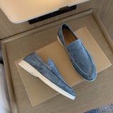Rowan | Elegante Herren-Loafer aus Leder für Alltag – Hellblau
