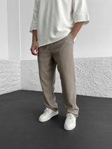Chris | Damen Hose modisch weit geschnitten und bequem – Khaki