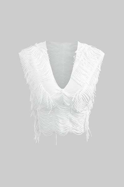 Charlene | Fransen-Zweiteiler mit Top & Rock